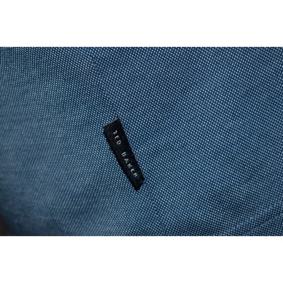 Ted Baker London Golf Polo Shirt Mens Size 6 Large Blue Performance Polyester - Picture 5 of 9